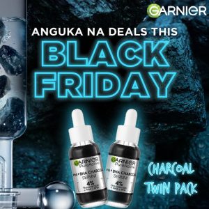 Garnier Charcoal Serum With AHA+BHA 30ml Twin Pack