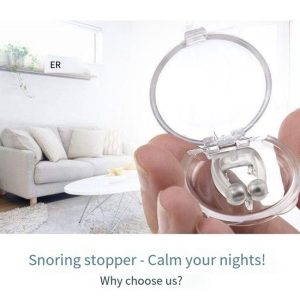 Magnetic Anti Snore Device Stop Snoring Nose Clip Sleeping Aid Apnea Guard