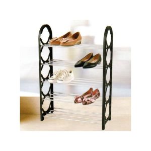 Nunix 5 Layer Shoe Rack Black (Smaller Design) SR5L