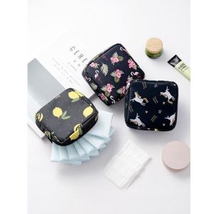 Sanitary Napkin Storage Bag Sanitary Pad Storage Bag Period Bags Pad Pouch