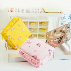 Sanitary Napkin Storage Bag Sanitary Pad Storage Bag Period Bags Pad Pouch