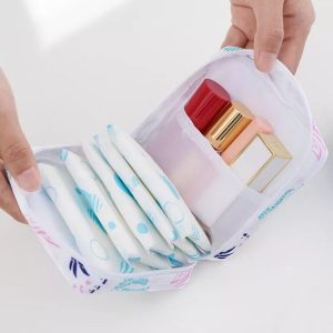 Sanitary Pad Pouch Bag Coins Purse Tampon Holder