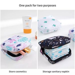 Sanitary Pad Pouch Bag Coins Purse Tampon Holder