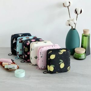 Sanitary Pad Pouch Bag Coins Purse Tampon Holder