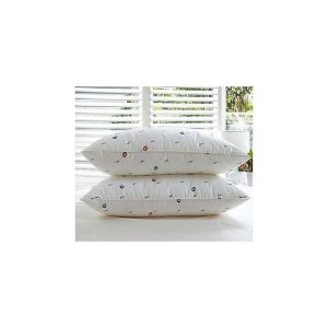 Set Of 2 Bed Pillow (Pair- Pure Fiber Filled).