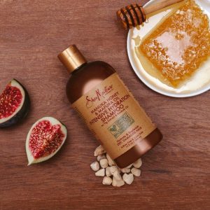 Shea Moisture Intensive Hydration Shampoo for Dry, Damaged Hair Manuka Honey and Mafura Oil Sulfate-Free 13 oz.