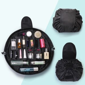 Travel Cosmetic Bag Wash Make Up Bag Storage Bag - Black