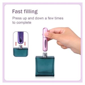 Travel Mini Perfume Refillable Atomizer, Portable Perfume Spray Container Bottle