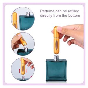 Travel Mini Perfume Refillable Atomizer, Portable Perfume Spray Container Bottle