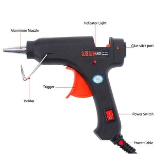 VIC 20W Hot Melt Glue Gun With 20PCS Glue Sticks For Repair Tool