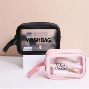 WATERPROOF PORTABLE COSMETIC BAG.