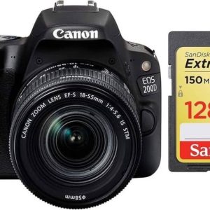 CANON EOS 200D DIGITAL DSLR CAMERA EF-S 18-55