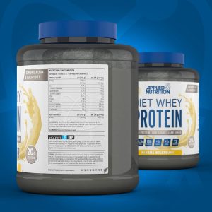 Diet Whey Banana: Protein moos ka samaysan oo 1.8KG