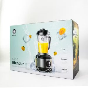 600 Watts 6-in-1 Blender Makiinad cabitaan lagu shiito