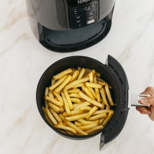 air fryer salid la,an ku ku dubo