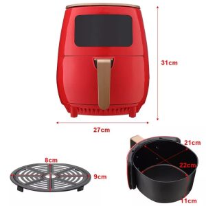 Makiinada cuntada Air fryer Hoffman 6L /2400w