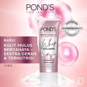 Face wash Pond's nuuca collagen Ka maqaarka quruxdiisa kuusoo celinaayo