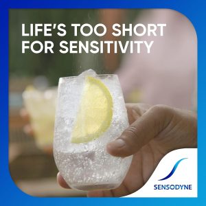 Sensodyne Daawada ilkaha lagu cadaydo oo casri ah