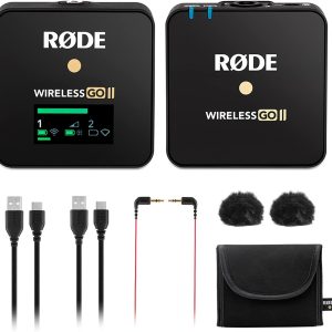 Rode Wireless GO II 2 qof isticmaali karto