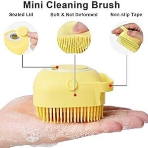 SILICONE MASSAGE BATH BRUSH