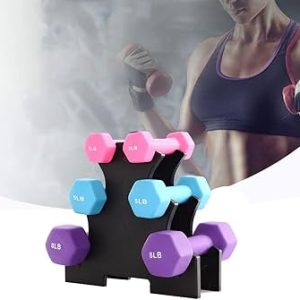 COLOUR DUMBELLS SET 2 KG