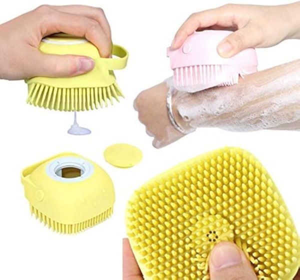 SILICONE MASSAGE BATH BRUSH