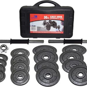 DUMBELLS SET 30KG