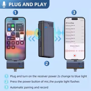 DUAL WIRELESS MICROPHONE POWER BANK