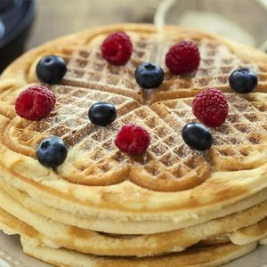 Makiinada waffle lagu sameeyo