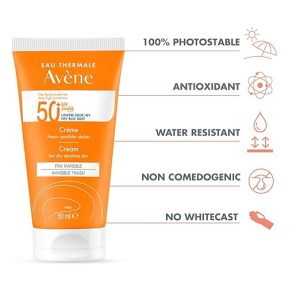 Avene Sun Cream SPF 50+ Fragrance Free, 50 ml