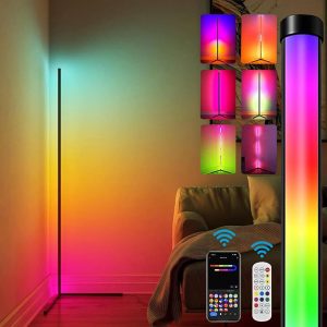 Modern Bright LED Corner Floor Lamp