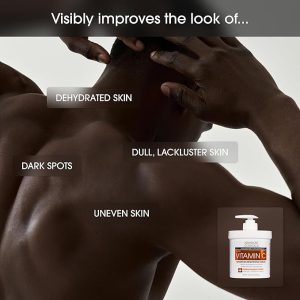 Advanced Clinicals Vitamin C Cream Visibly Brightening Body Lotion