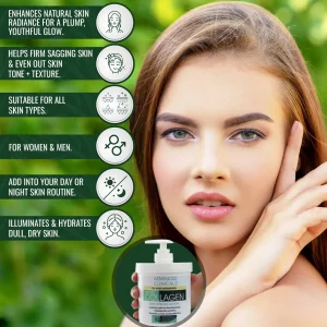 Advanced Clinicals Collagen Skin Rescue Lotion Hydrating 16 oz (Pack of 2)