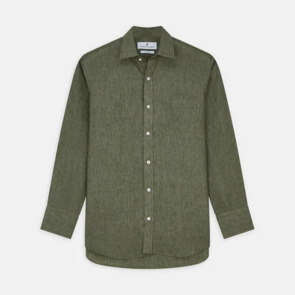 Green Dark Lenin Shirt