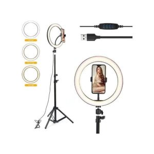 14 Inch Ring Light WITH TRIPOD AND PHONE HOLDER