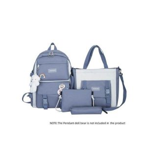 Best High Quality Students Schoolbags Backpack School Bag For Girls 4 Pcs Set