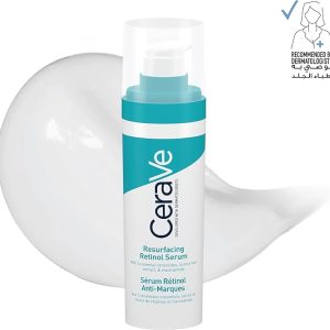 CERAVE RESURFACING RETINOL SERUM TO REDUCE THE APPEARANCE OF POST-ACNE MARKS AND PORES WITH RETINOL