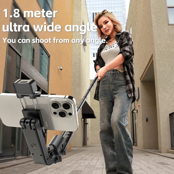 Tracking Selfie Stick Tripod Stand Desktop Subhandle Wireless Remote Selfie Stick with Fill Light Portable Flexible - Image 3